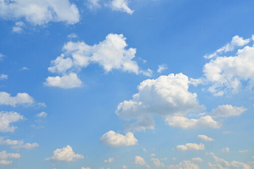 white cloud on blue sky, natural background